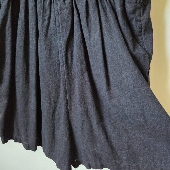 EUC OLD NAVY BLACK LINEN BLEND TANK ROMPER SIZE LARGE - Picture 10 of 16